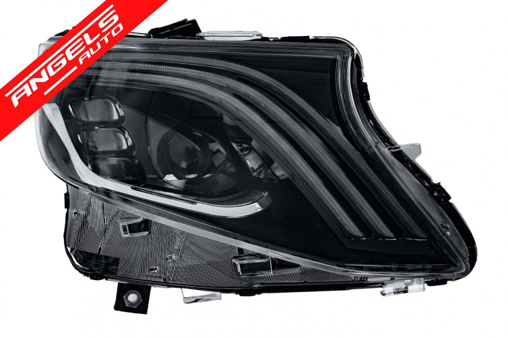 Faruri Full LED compatibile cu Mercedes V-Class Vito W447 (2014-2024) Semnal Dinamic - imagine 5