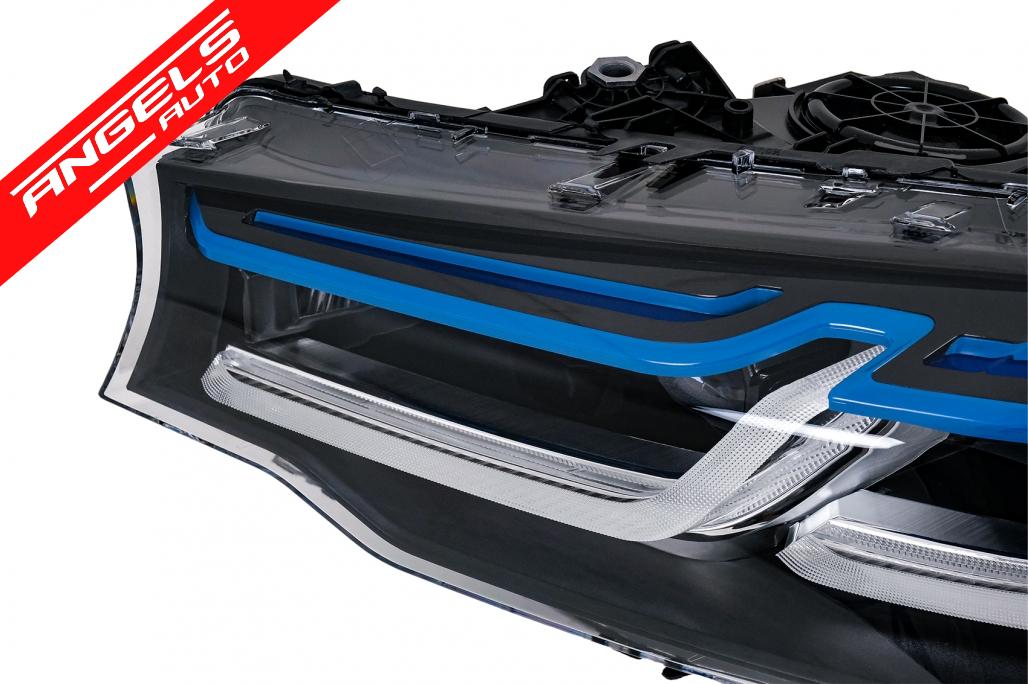 Faruri LED compatibil cu BMW Seria 5 G30 G31 Sedan Touring (2017-2019) LCI Design - imagine 5