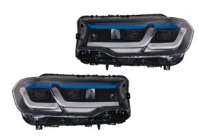 Faruri LED compatibil cu BMW Seria 5 G30 G31 Sedan Touring (2017-2019) LCI Design
