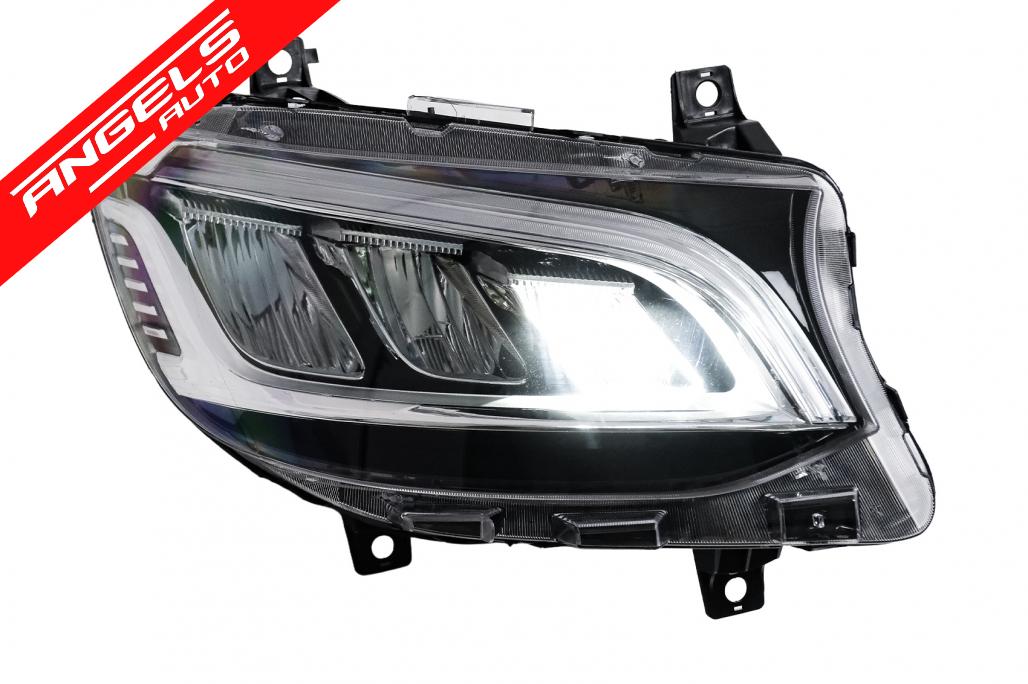Faruri Full LED compatibile cu Mercedes Sprinter W907 W910 (2019-2027) Halogen - imagine 4