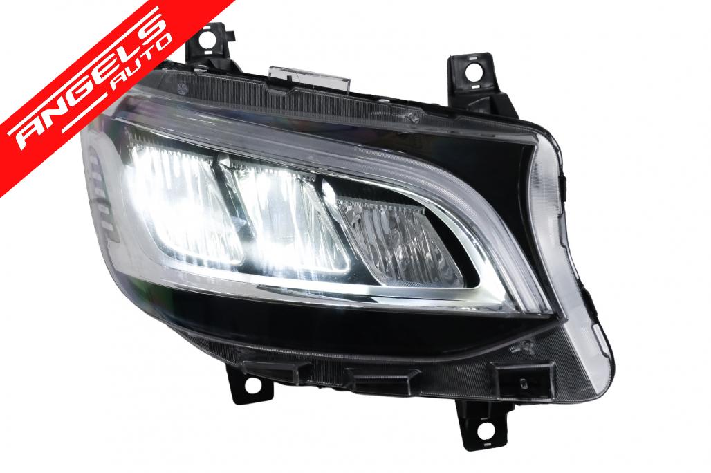 Faruri Full LED compatibile cu Mercedes Sprinter W907 W910 (2019-2027) Halogen - imagine 5