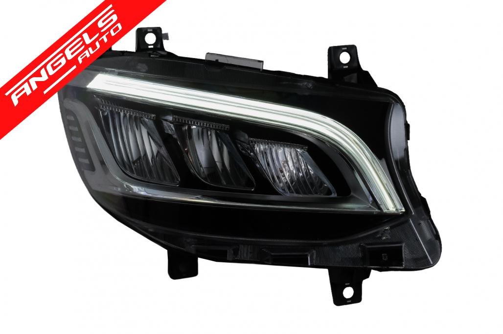 Faruri Full LED compatibile cu Mercedes Sprinter W907 W910 (2019-2027) Halogen - imagine 9