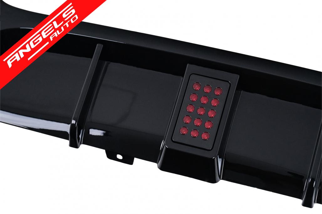 Difuzor Bara Spate cu LED compatibil cu BMW Seria 3 E90 E91 (2004-2012) M Design - imagine 6