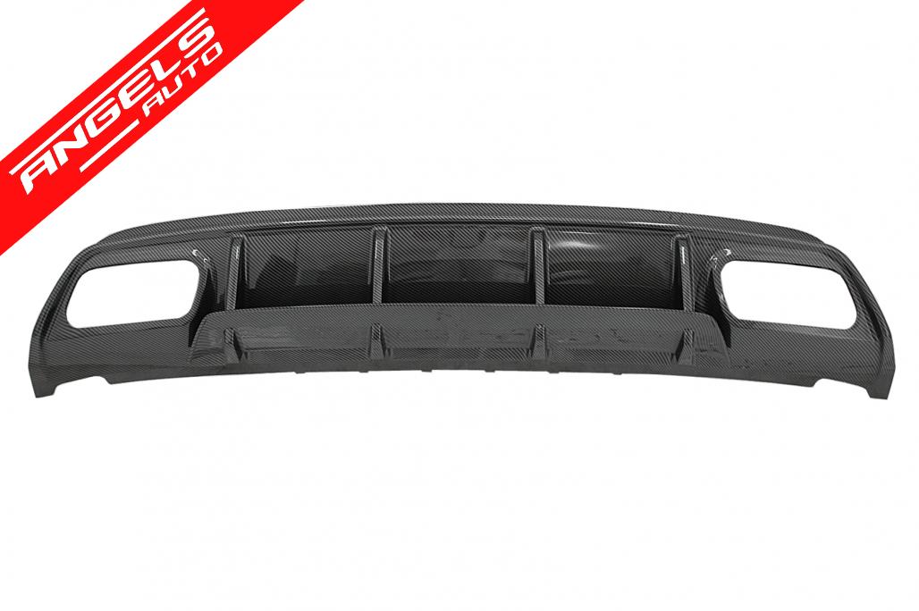 Difuzor Bara Spate cu Tobe Evacuare Negre compatibil cu Mercedes A-Class W176 (2013-2018) A45 Facelift Design - imagine 3