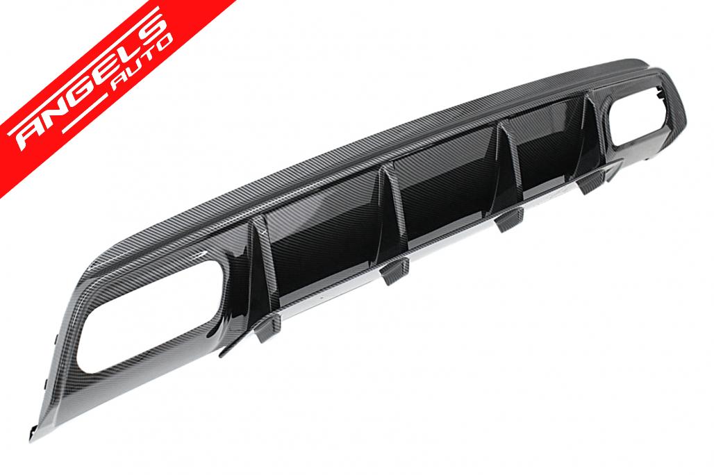 Difuzor Bara Spate cu Tobe Evacuare Negre compatibil cu Mercedes A-Class W176 (2013-2018) A45 Facelift Design - imagine 4