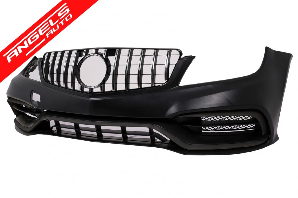 Pachet Exterior compatibil cu Mercedes W204 C-Class (2007-2015) Conversie la W205 C63 Design - imagine 3