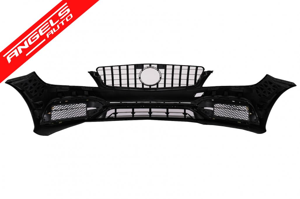 Pachet Exterior compatibil cu Mercedes W204 C-Class (2007-2015) Conversie la W205 C63 Design - imagine 4