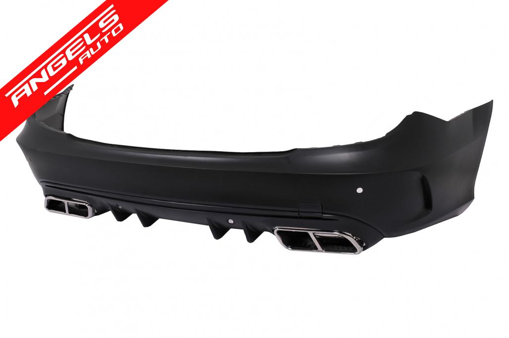 Pachet Exterior compatibil cu Mercedes W204 C-Class (2007-2015) Conversie la W205 C63 Design - imagine 7