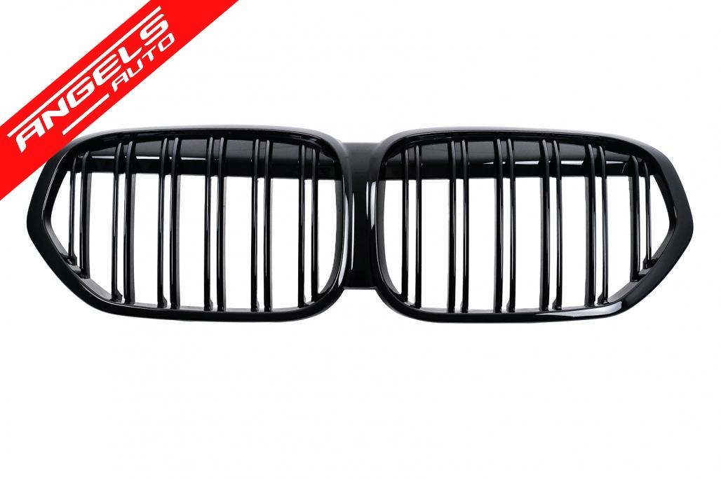 Grila Centrala compatibila cu BMW X1 F48 SUV LCI (2020-2022) Negru Lucios