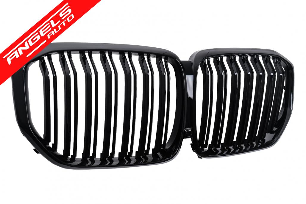 Grila Centrala compatibila cu BMW X5 G05 (2018-2022) Negru Lucios M Design - imagine 3
