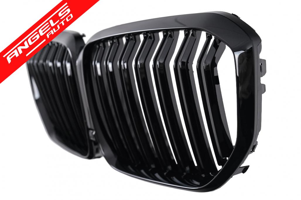 Grila Centrala compatibila cu BMW X5 G05 (2018-2022) Negru Lucios M Design - imagine 5
