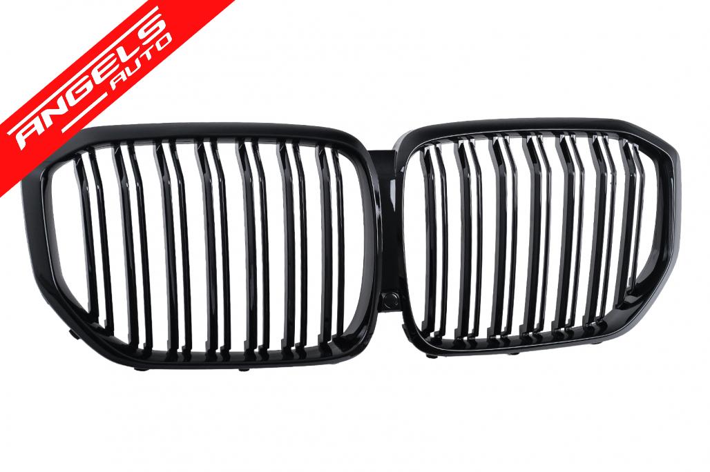 Grila Centrala compatibila cu BMW X5 G05 (2018-2022) Negru Lucios M Design - imagine 2