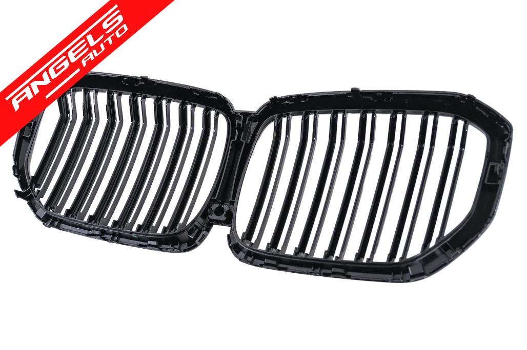 Grila Centrala compatibila cu BMW X5 G05 (2018-2022) Negru Lucios M Design - imagine 9