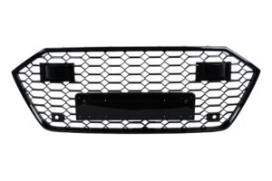 Grila Centrala compatibila cu Audi A7 4K (2018-up) RS7 Design Negru Lucios
