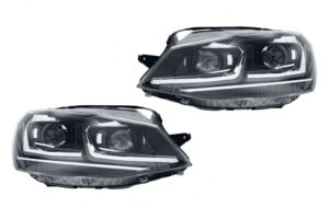 Faruri LED DRL compatibile cu VW Golf 7 VII (2012-2017) Semnal Static