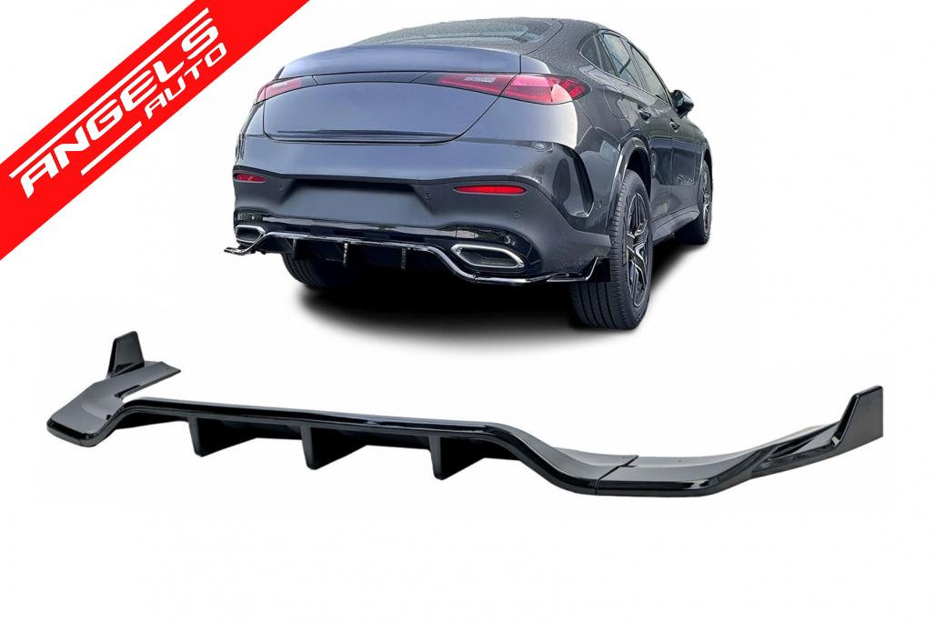 Prelungire Bara Spate compatibila cu Mercedes GLC Coupe C254 Sport Line (2022-2027) Negru Lucios - imagine 5