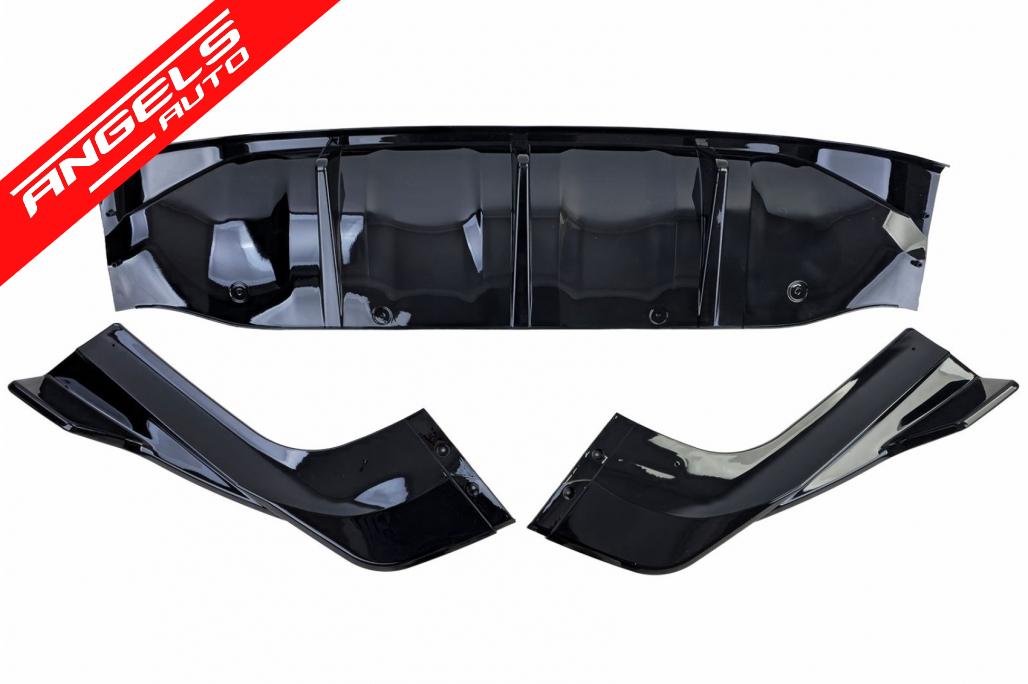 Prelungire Bara Spate compatibila cu Mercedes GLC Coupe C254 Sport Line (2022-2027) Negru Lucios - imagine 4