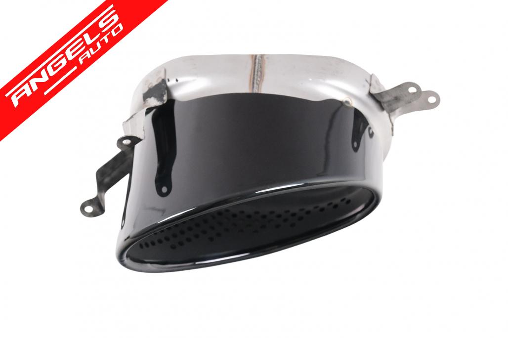 Difuzor Bara Spate si Tobe Evacuare compatibil cu Audi A7 4G (2010-2014) RS7 Design Negru - imagine 6