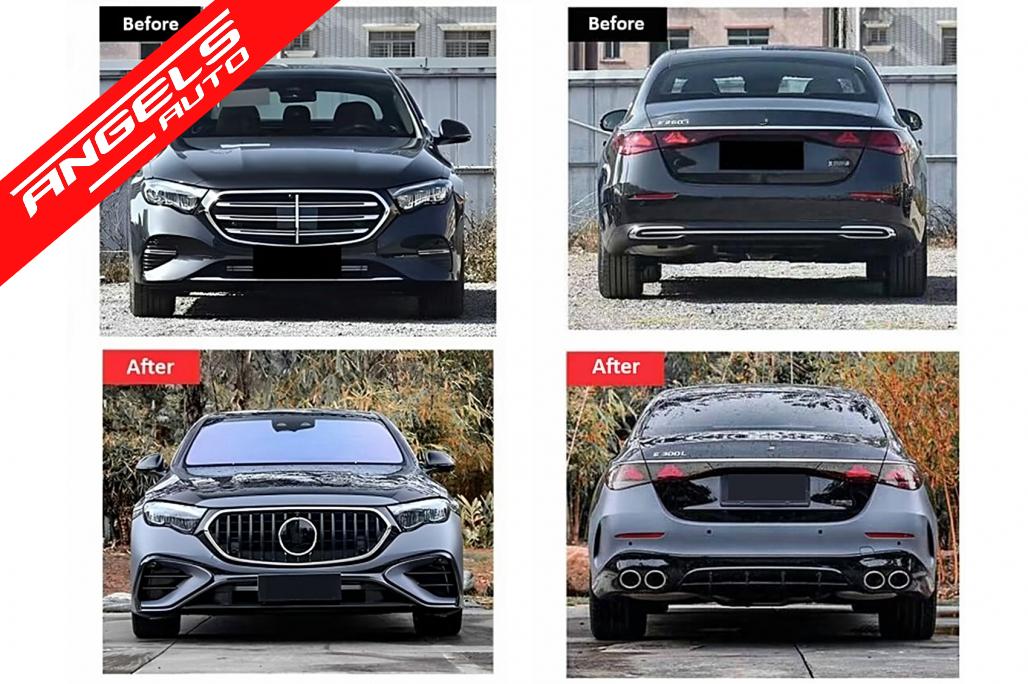 Pachet Exterior compatibil cu Mercedes E-Class W214 (2023-2026) Upgrade la E53 Design - imagine 9
