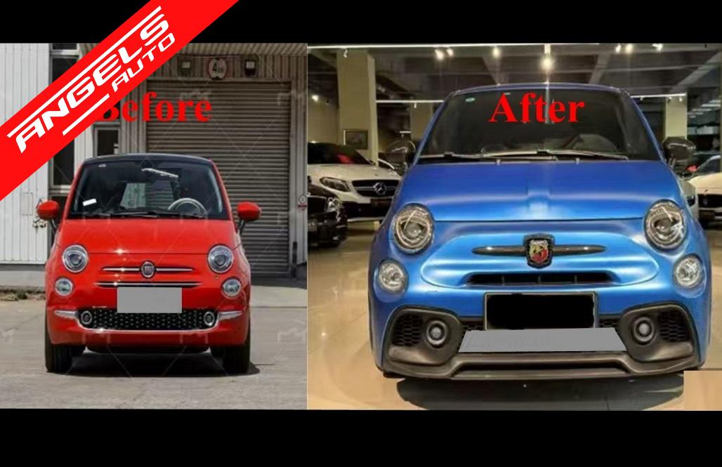 Pachet Exterior compatibil cu Fiat 500 Facelift (2016-2024)