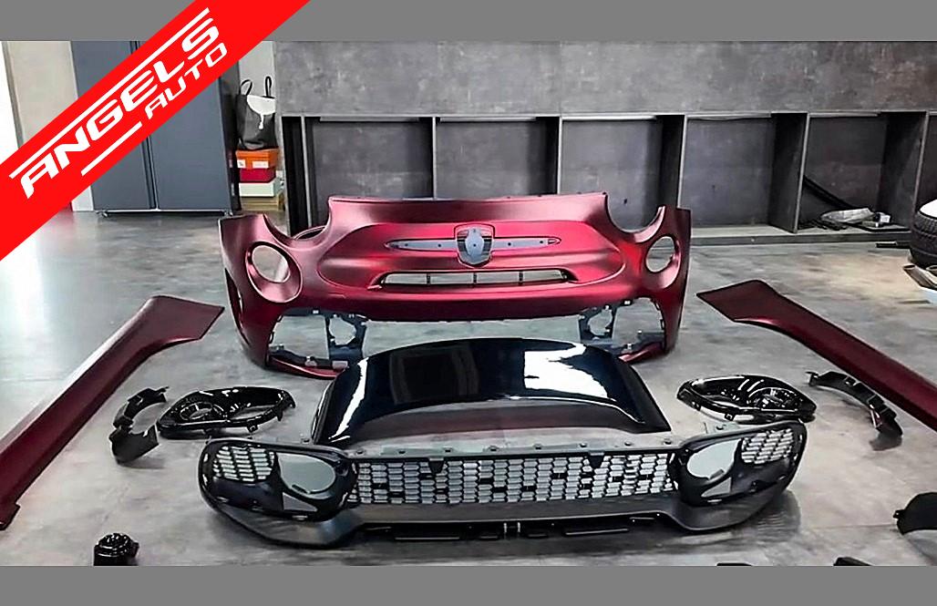 Pachet Exterior compatibil cu Fiat 500 (2007-2015)
