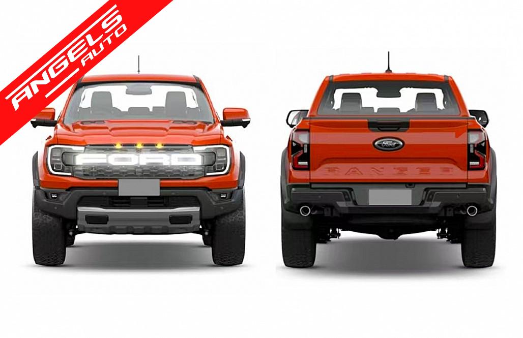 Pachet Exterior compatibil cu Ford Ranger (2015-2021) Conversie Facelift la 2022 Ranger Raptor - imagine 4