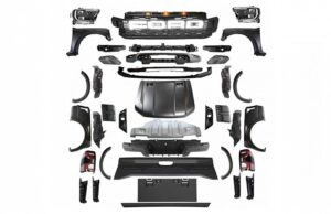 Pachet Exterior compatibil cu Ford Ranger (2015-2021) Conversie Facelift la 2022 Ranger Raptor