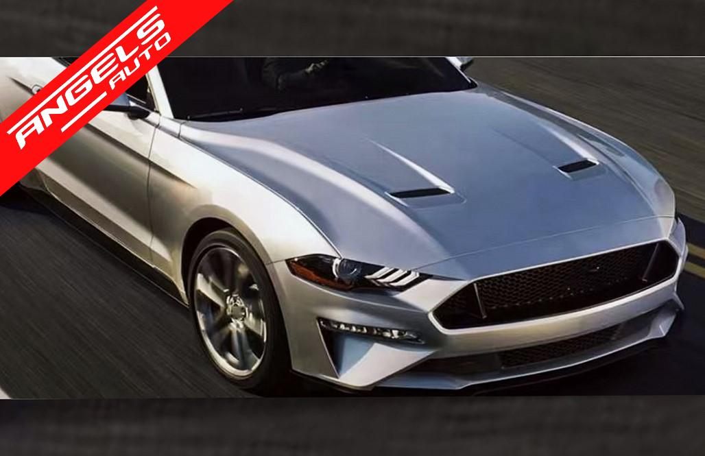 Capota Otel Inoxidabil compatibila cu Ford Mustang Mk6 VI 6 Generation (2018-2022) GT Look - imagine 4