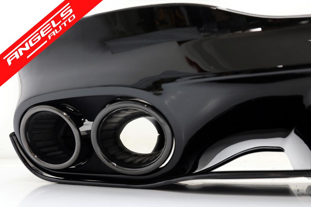 Difuzor cu Tobe Evacuare compatibil cu Mercedes CLA X118 C118 Sport Line (2019-06.2025) CLA45S Design - imagine 4