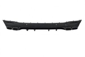 Difuzor Bara Spate cu Ornamente Evacuare compatibil cu Mercedes GLE W167 SUV (2019-Up) GLE 63 Design