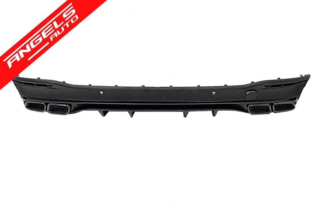 Difuzor Bara Spate cu Ornamente Evacuare compatibil cu Mercedes GLE W167 SUV (2019-Up) GLE 63 Design