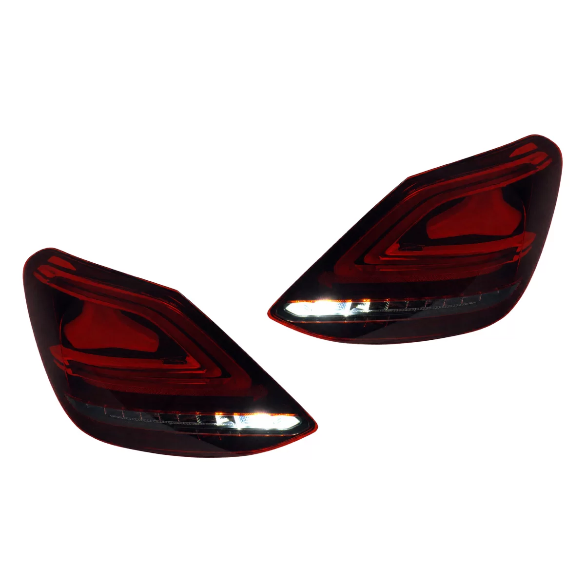 Stopuri compatibil cu Mercedes C-Class W205 Limousine (2014-2018) Led Facelift Design - imagine 4