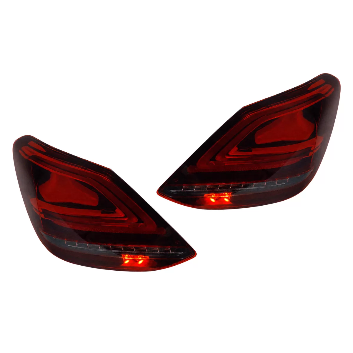 Stopuri compatibil cu Mercedes C-Class W205 Limousine (2014-2018) Led Facelift Design - imagine 7