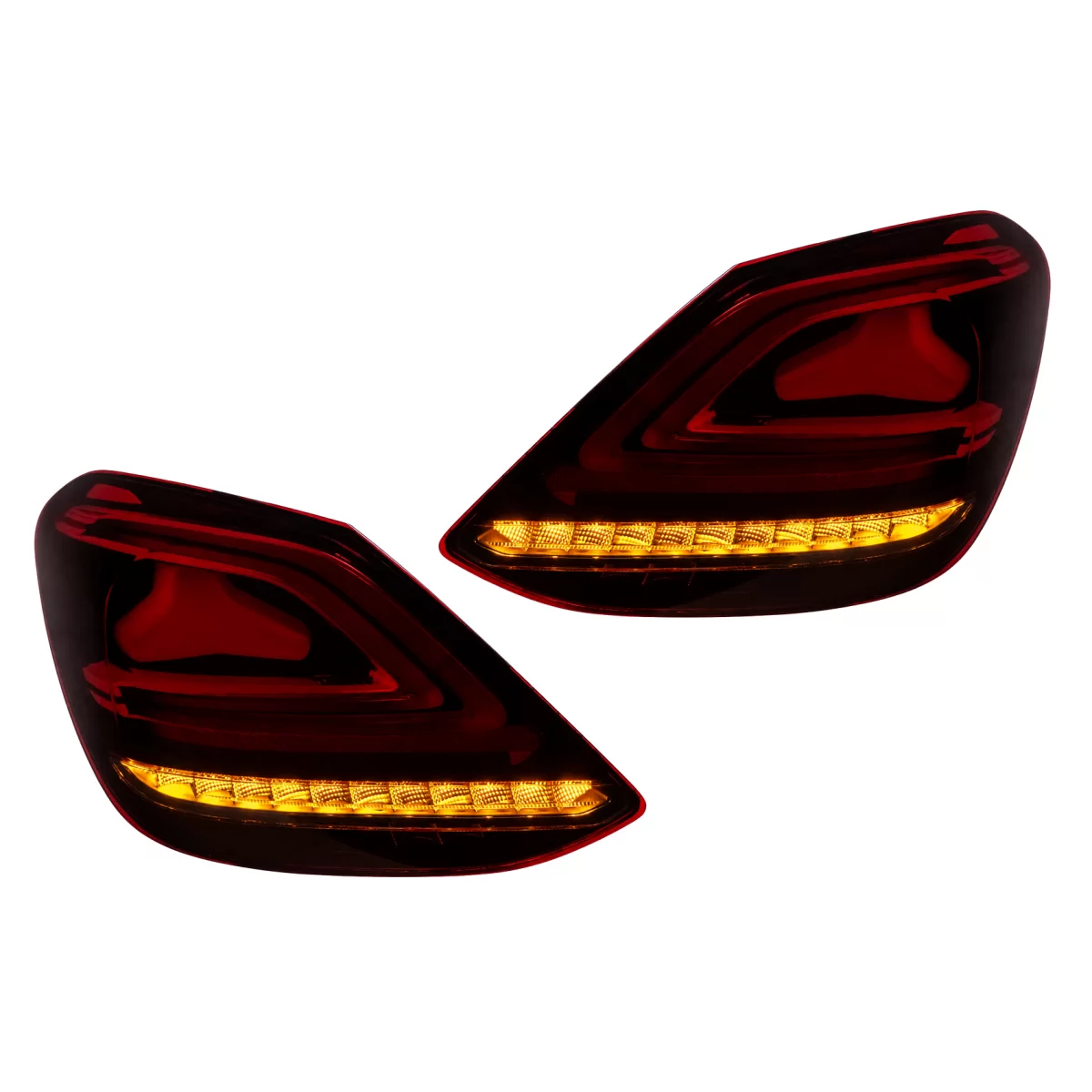 Stopuri compatibil cu Mercedes C-Class W205 Limousine (2014-2018) Led Facelift Design - imagine 2