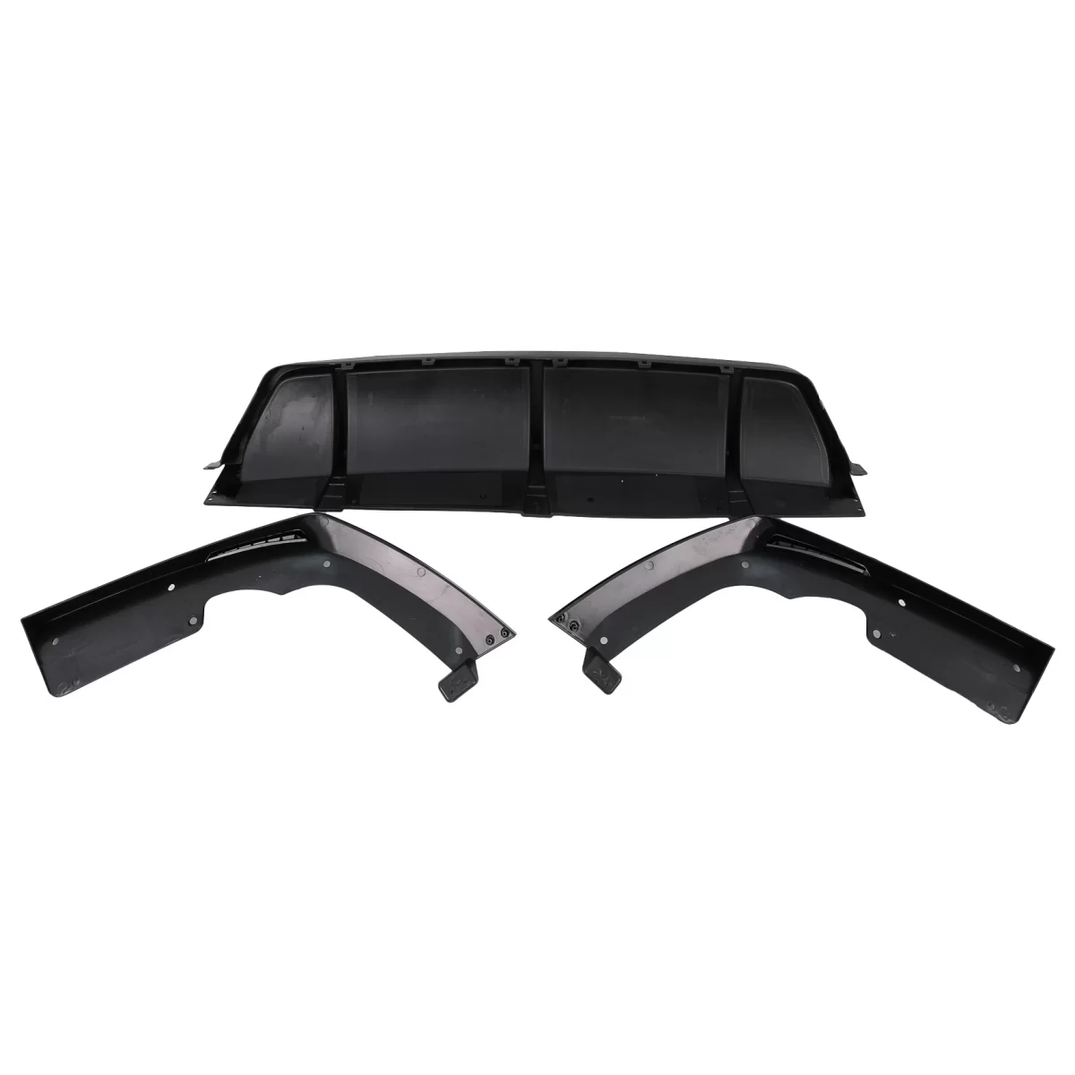 Pachet Exterior Aero compatibil cu BMW X6 G06 2019-03.2023 M-Tech Black Knight Design - imagine 6