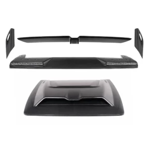 Pachet Accesorii Exterior Ornament Capota Eleron compatibil cu Mercedes G-Class W465 2024-up Dry Carbon B-Design