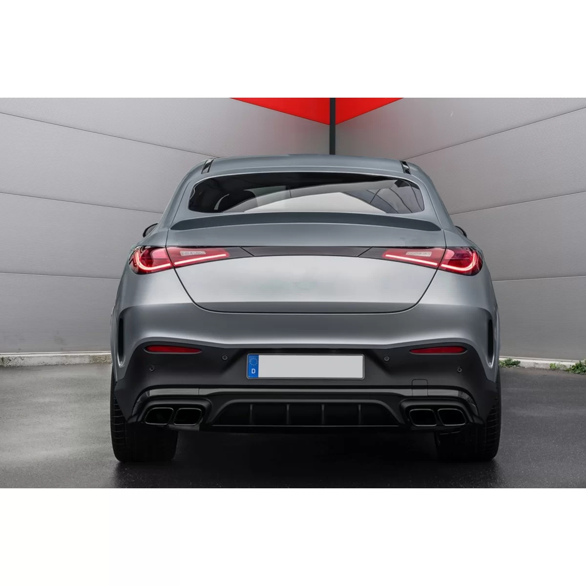 Pachet Exterior Complet compatibil cu Mercedes GLC-Class Coupe C254 2022-UP GLC63 Design Tobe negre - imagine 10