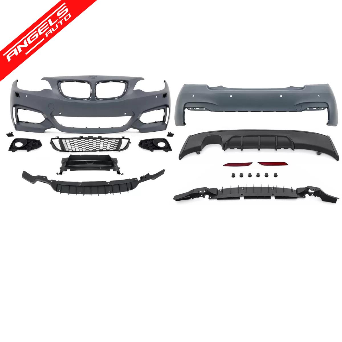 Pachet Exterior compatibil cu BMW Seria 2 F22 F23 Coupe Cabrio (2014-2017) M-Tech Design