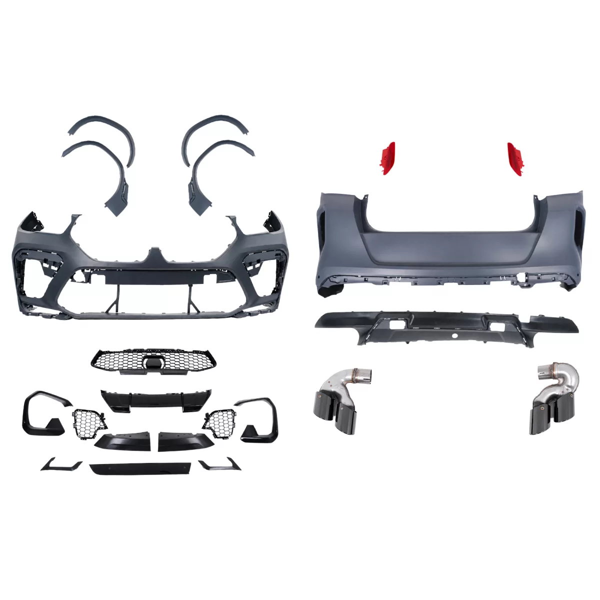 Pachet Exterior compatibil cu BMW X6 G06 (2018-2022) X6M Design