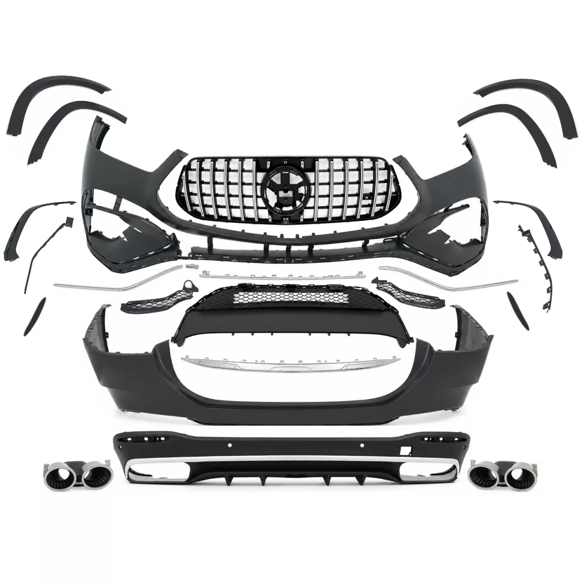 Pachet Exterior compatibil cu Mercedes GLE SUV Coupe C167 (2019-06.2023) GLE53 Design