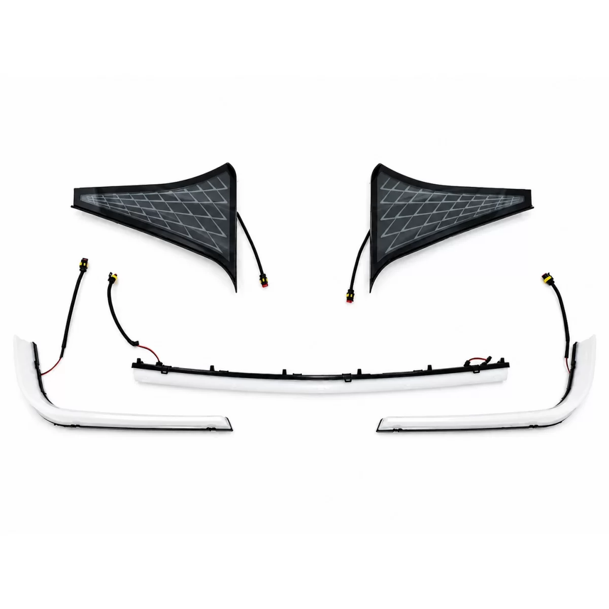 Kit Exterior compatibil cu Mercedes V-Class W447 Vito W448 2014-UP Grila LED Cascada - imagine 10