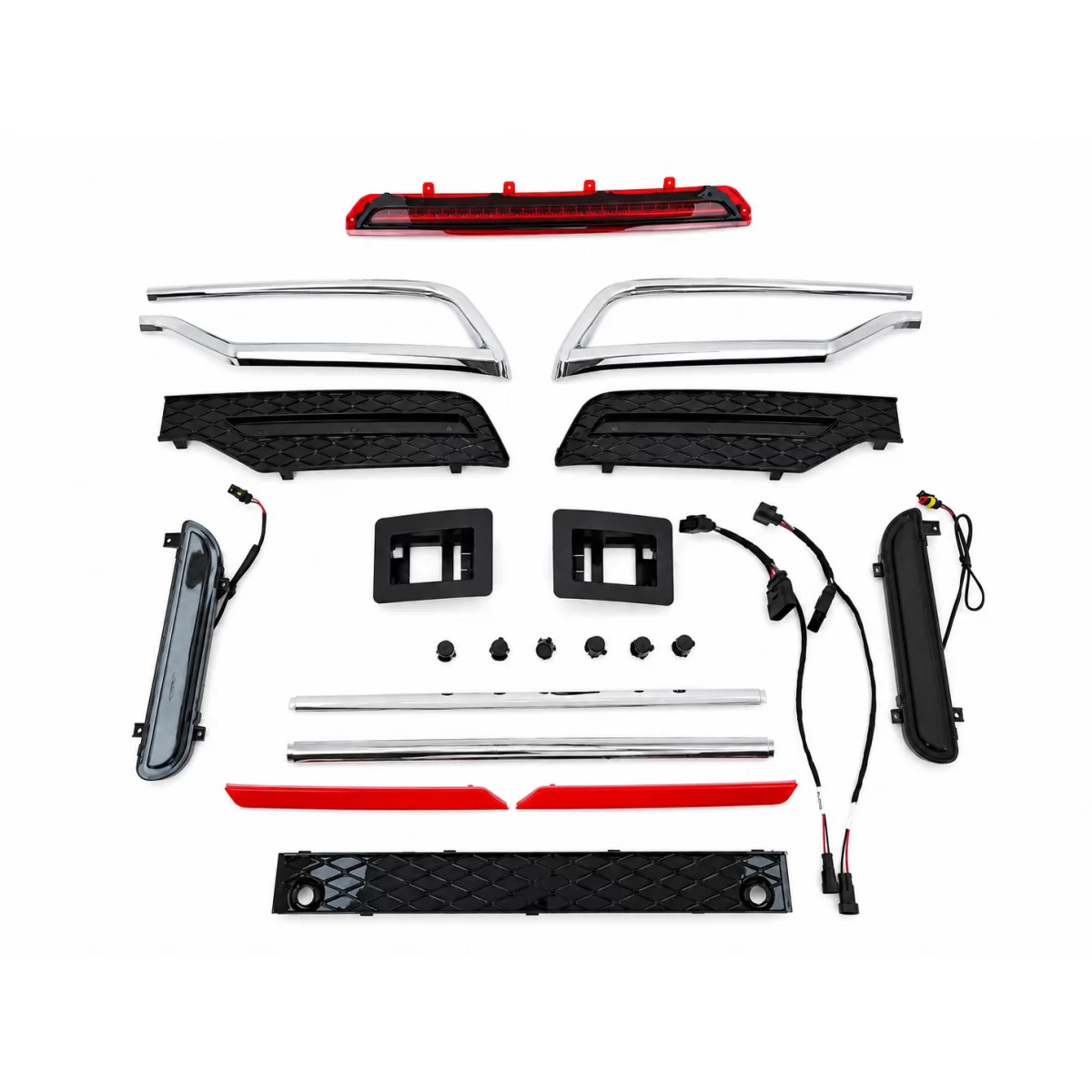 Kit Exterior compatibil cu Mercedes V-Class W447 Vito W448 2014-UP Grila LED Cascada - imagine 15