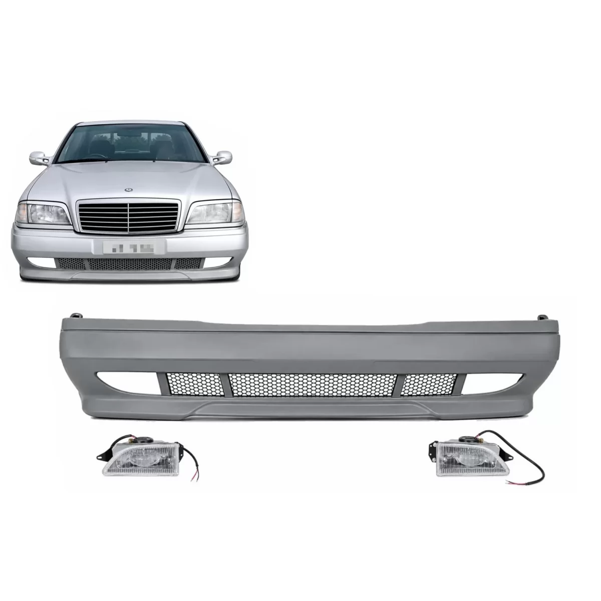Bara Fata compatibil cu Mercedes C-Class W202 Sedan S202 Station Wagon 06.1993-1997 - imagine 5