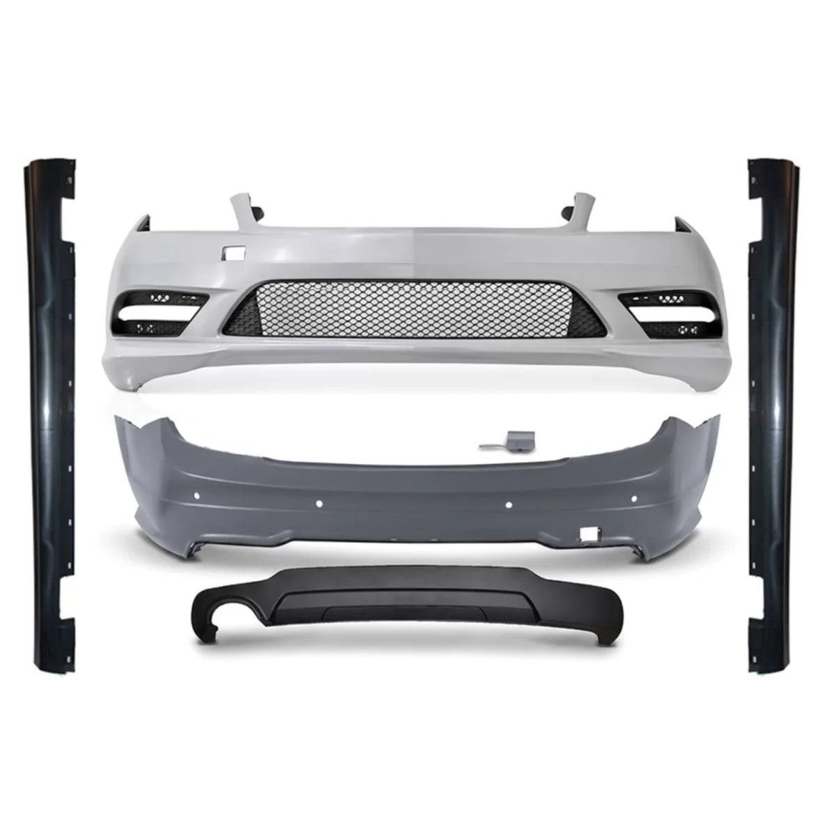 Pachet Exterior compatibil cu Mercedes C-Class W204 (2007-2010) Facelift Design