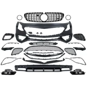Pachet Exterior compatibil cu Mercedes S-Class C217 Coupe Sport Line (2015-2021) S63 Design