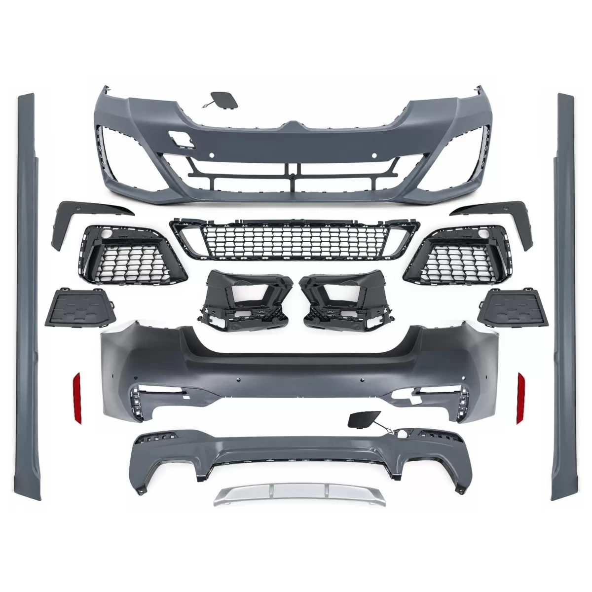 Pachet Exterior compatibil cu BMW Seria 5 G30 LCI 2020-UP M-Tech Design