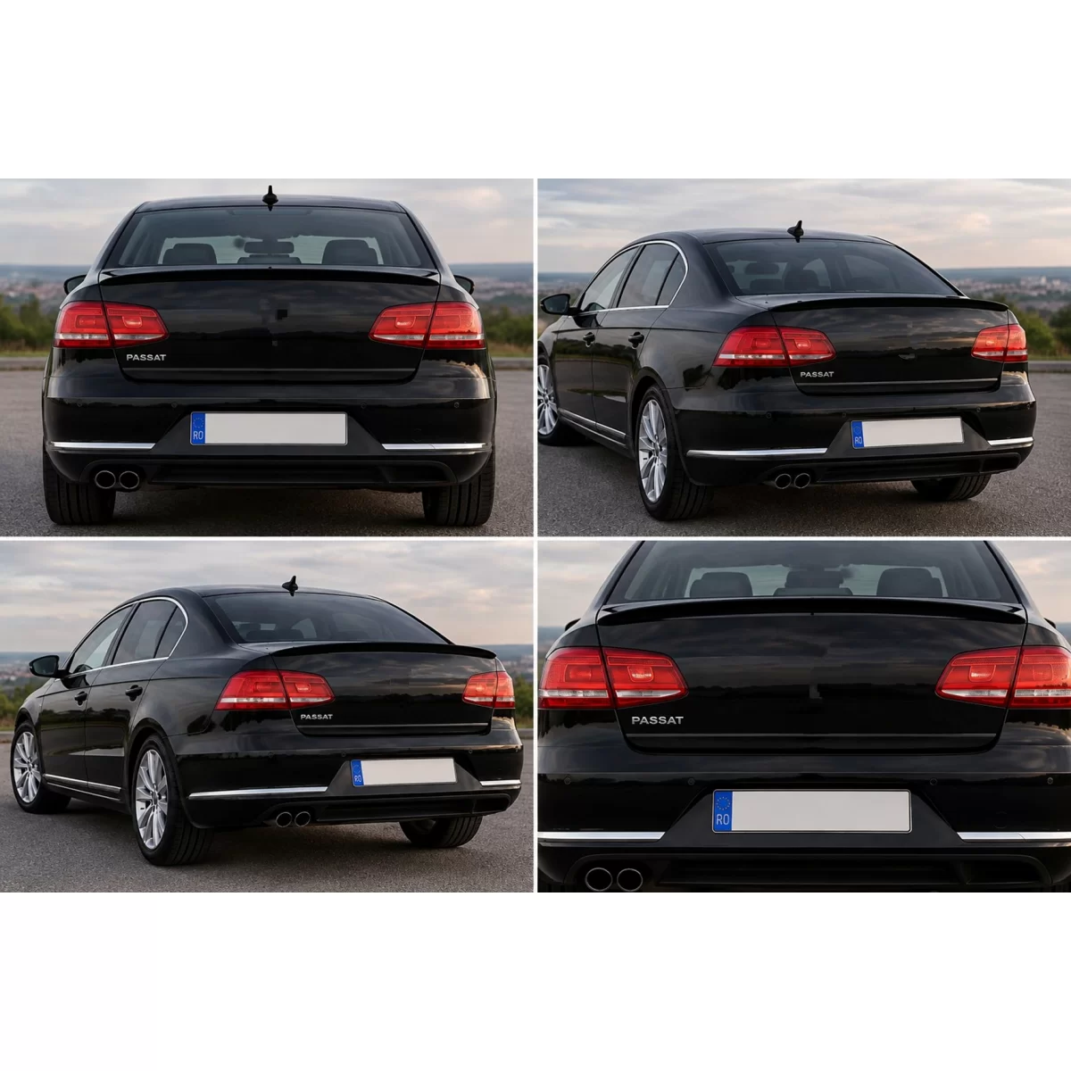 Eleron Portbagaj compatibil cu VW Passat B7 Sedan (2010-2014) Negru - imagine 7